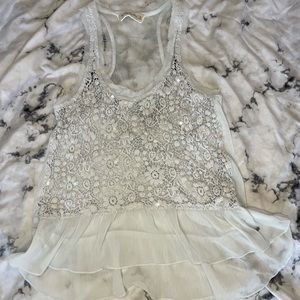 Light Blue See Through top